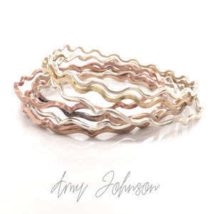 Wave Stacking Bangle Bracelet