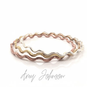 Wave Stacking Bangle Bracelet