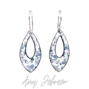 Spring Shower Enamel Earrings