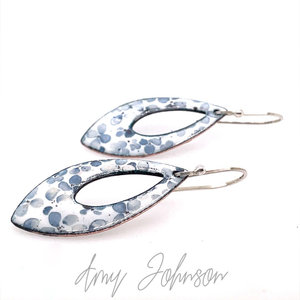 Spring Shower Enamel Earrings