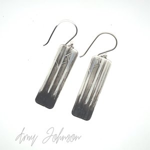 Mountain Trees Sterling Silver Earrings
