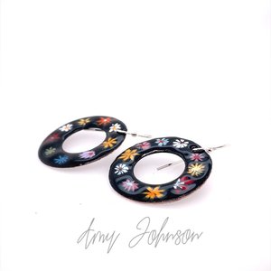 Bloom Enamel Earrings