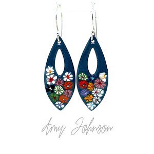 Floral Teardrop Earrings