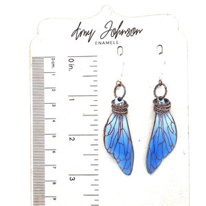 Dragonfly Enamel Earrings