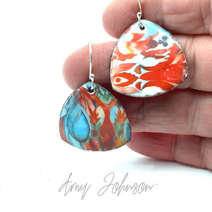 Vibrancy Enamel Earrings