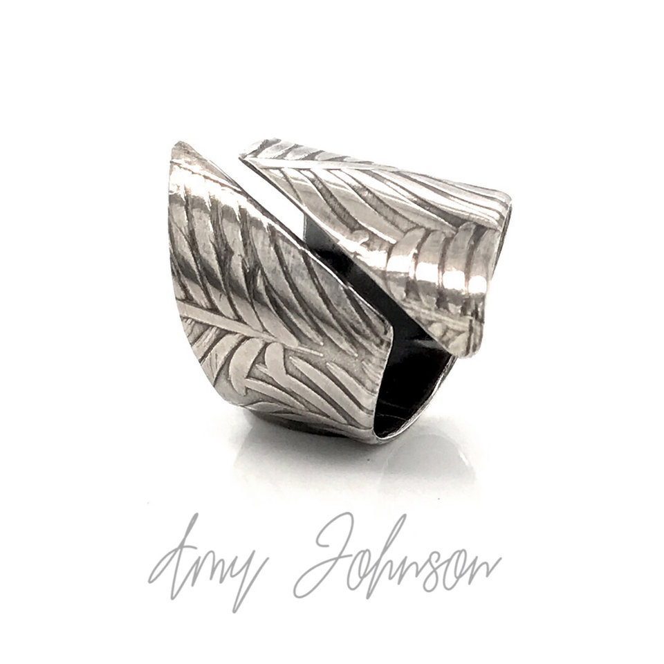 Pine Needle Adjustable Wrap Ring