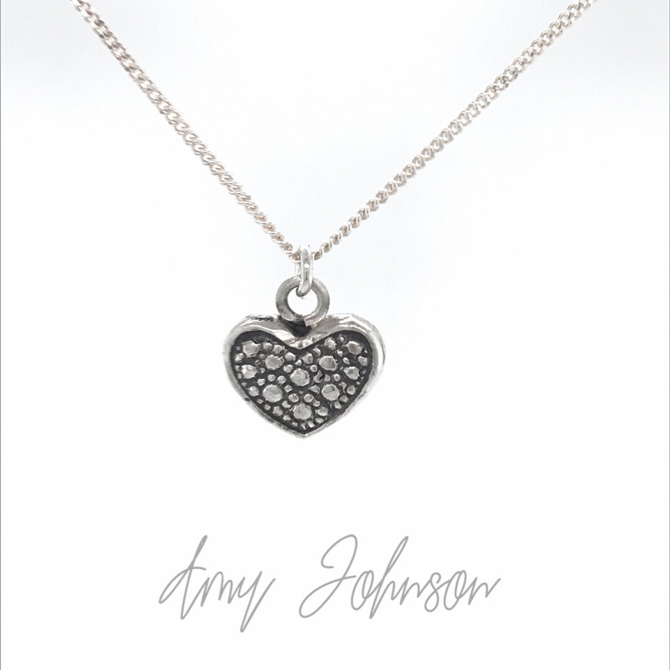 Sterling Silver Love Heart Necklace