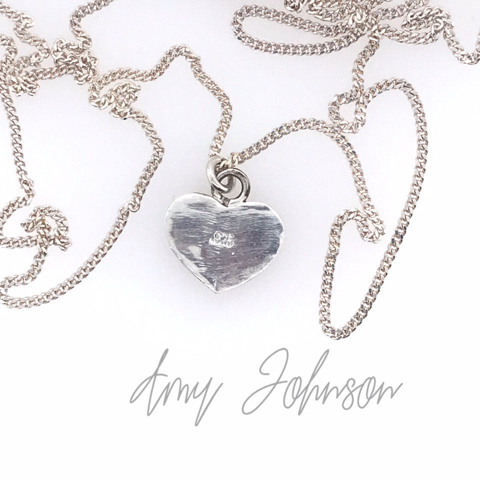 Sterling Silver Love Heart Necklace