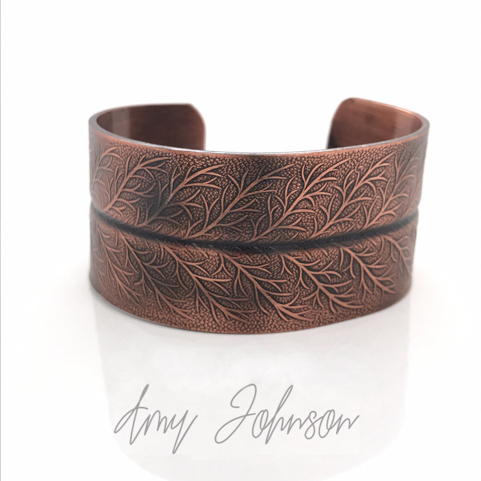 Pine Needle Cuff Bracelet