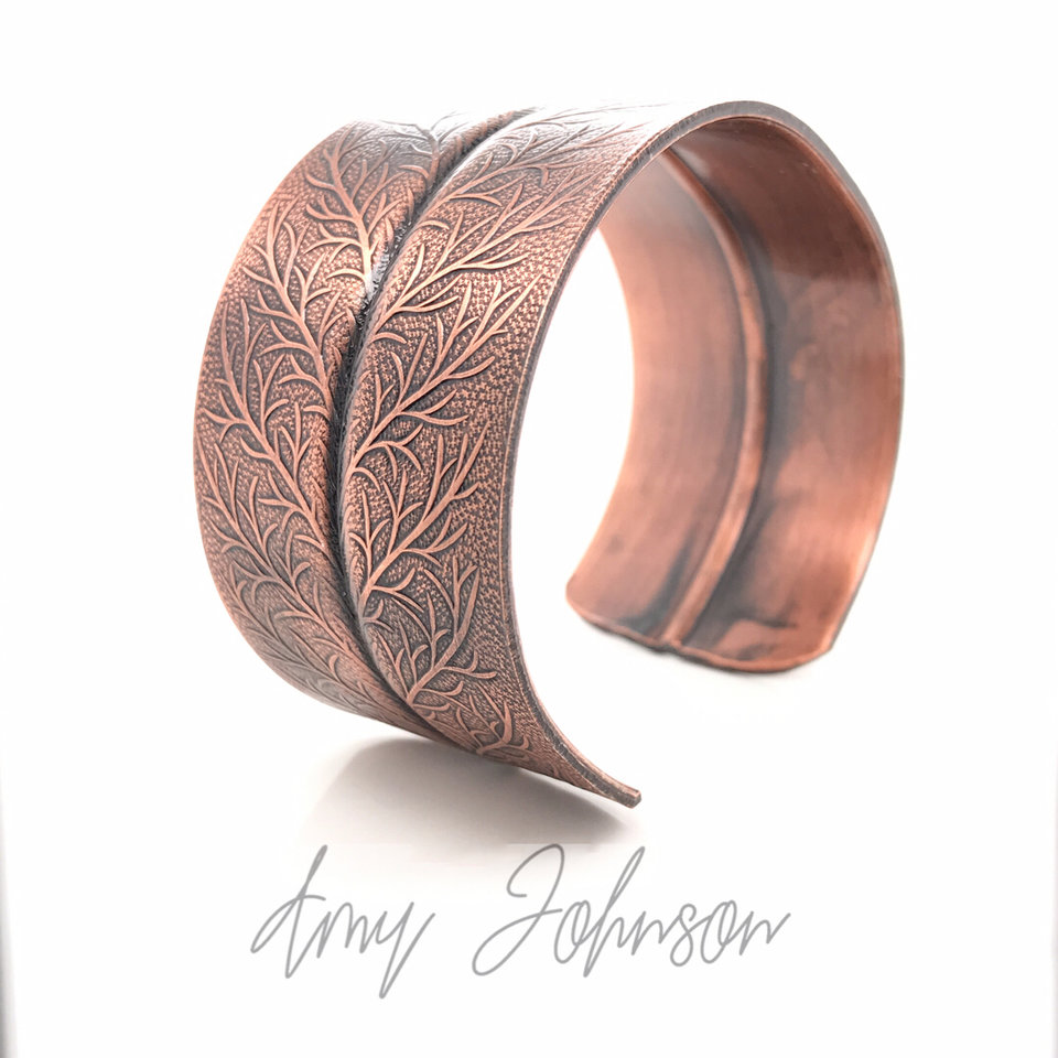 Pine Needle Cuff Bracelet