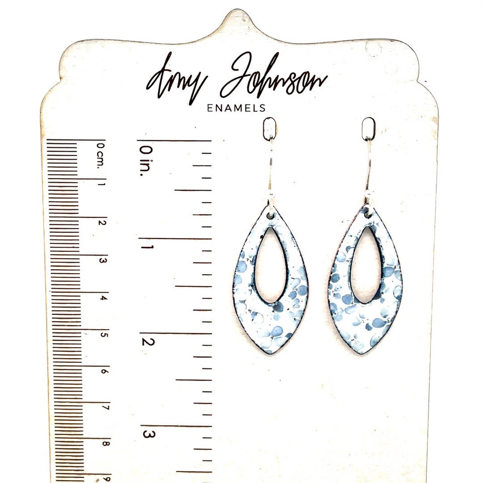 Spring Shower Enamel Earrings