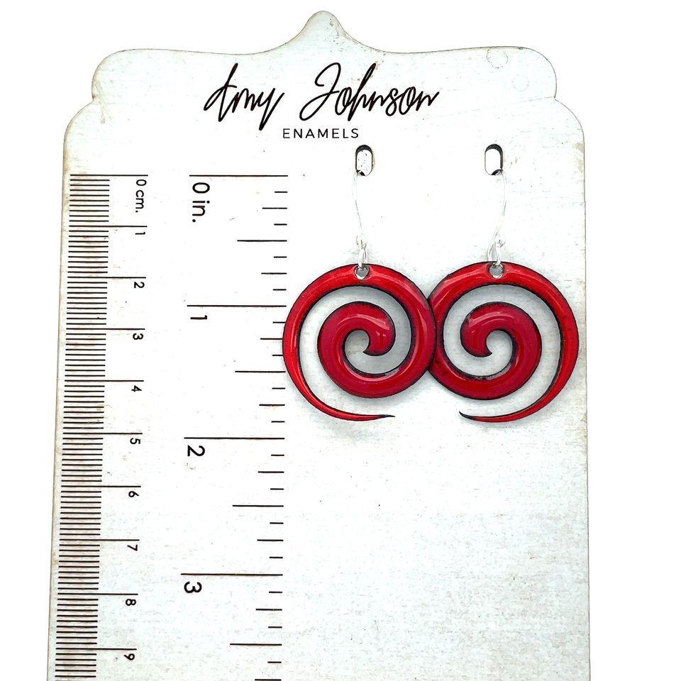 Sweet Enamel Earrings