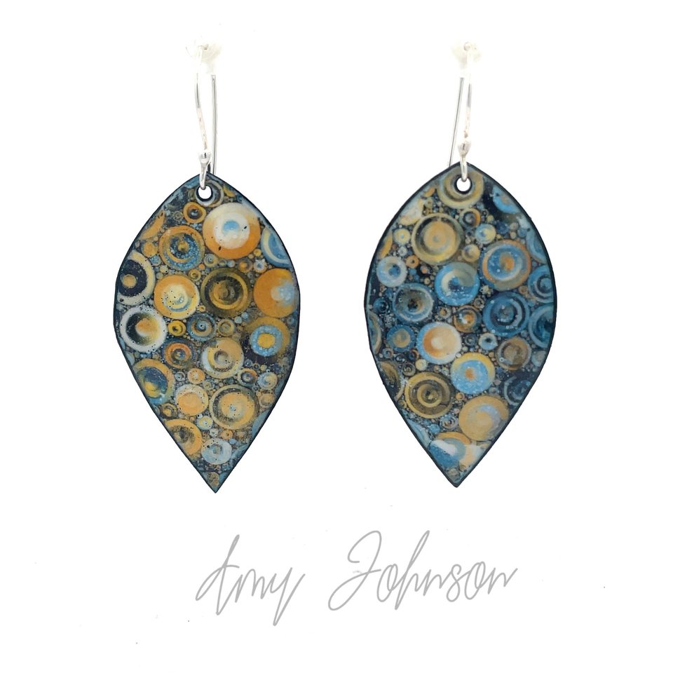 Starry Night Enamels Earrings