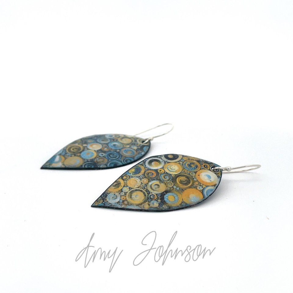 Starry Night Enamels Earrings