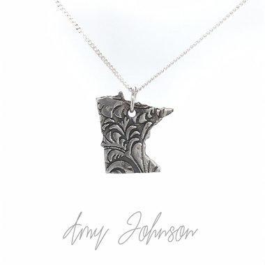 Minnesota Swirl Sterling Silver Necklace