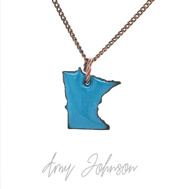 Enameled Minnesota State Necklaces