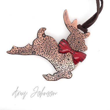 Festive Reindeer Necklace