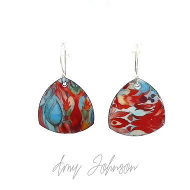 Vibrancy Enamel Earrings