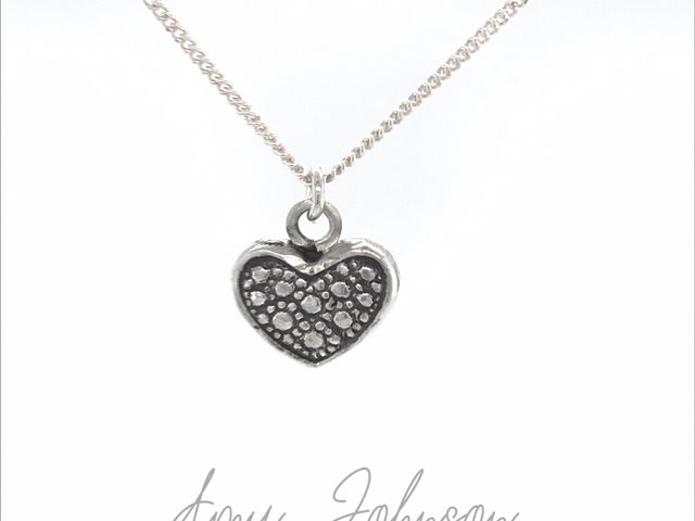 Sterling Silver Love Heart Necklace