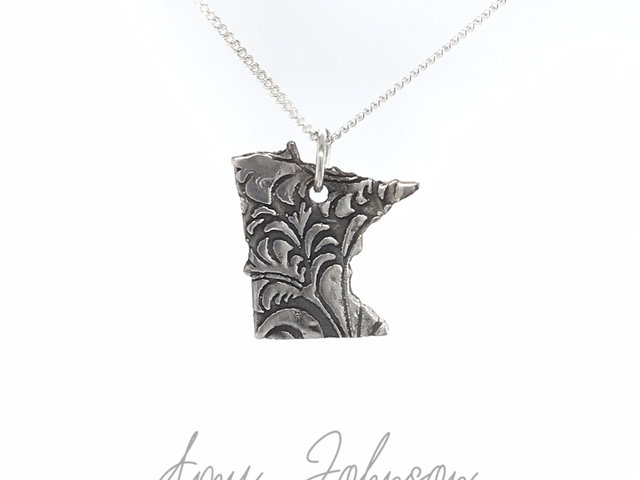 Minnesota Swirl Sterling Silver Necklace