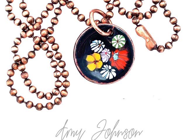 Millefiori Lucky Penny Necklaces