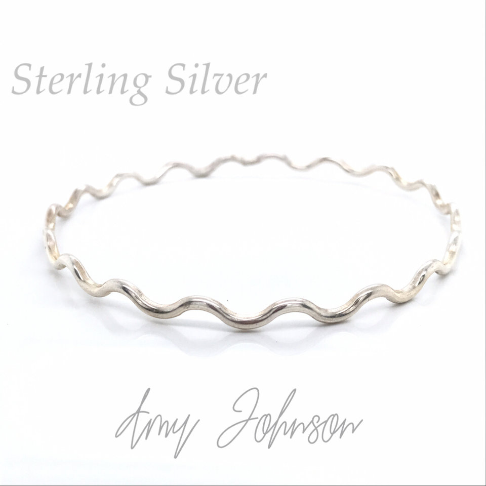 Wave Stacking Bangle Bracelet